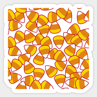 Another Candy Corn Tile (Blue) Sticker